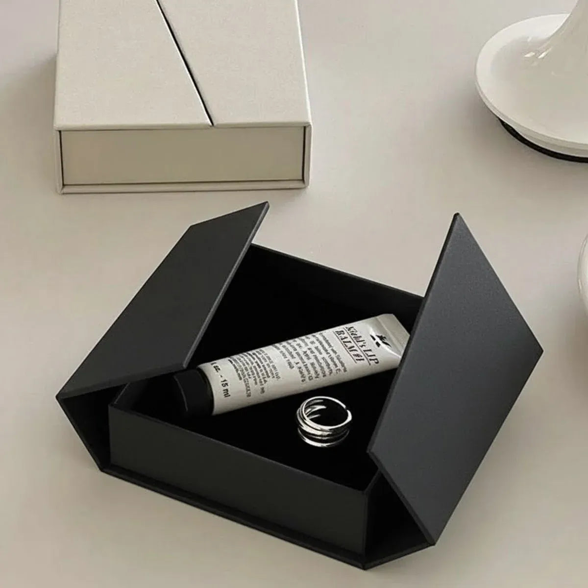 5 Pack Jewellery Gift Box With Insert Necklace Ring Earring Storage Box - 11.5x11.5x4.5cm