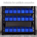Plastic Storage Box Set 6Size Clear Hard Case Miter Tool Parts Display Organiser - 30x20x30cm