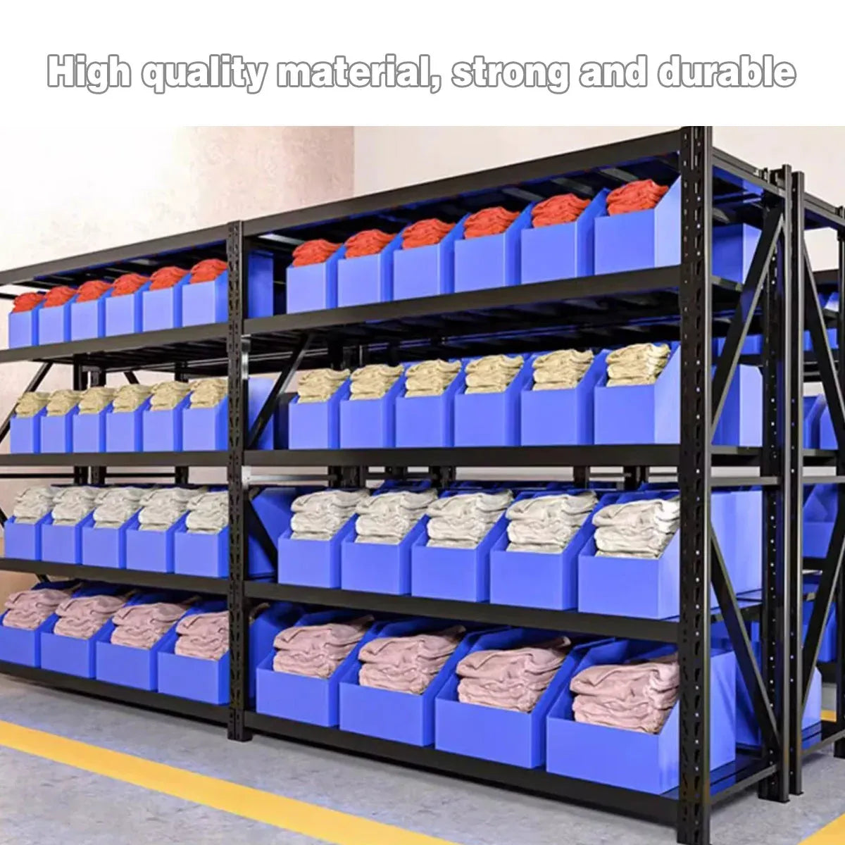 Plastic Storage Box Set 6Size Clear Hard Case Miter Tool Parts Display Organiser - 30x20x30cm