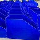 Plastic Storage Box Set 6Size Clear Hard Case Miter Tool Parts Display Organiser - 30x20x30cm