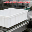 2PCS Rectangular Thickened Plastic Storage Box - Blue