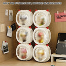 Space Capsule Storage Box Transparent Doll Model Display Organiser