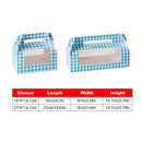 20PCS Handheld Dessert Packaging Boxes with Window for Cakes Cookies - 16 x 9 x 14.7cm