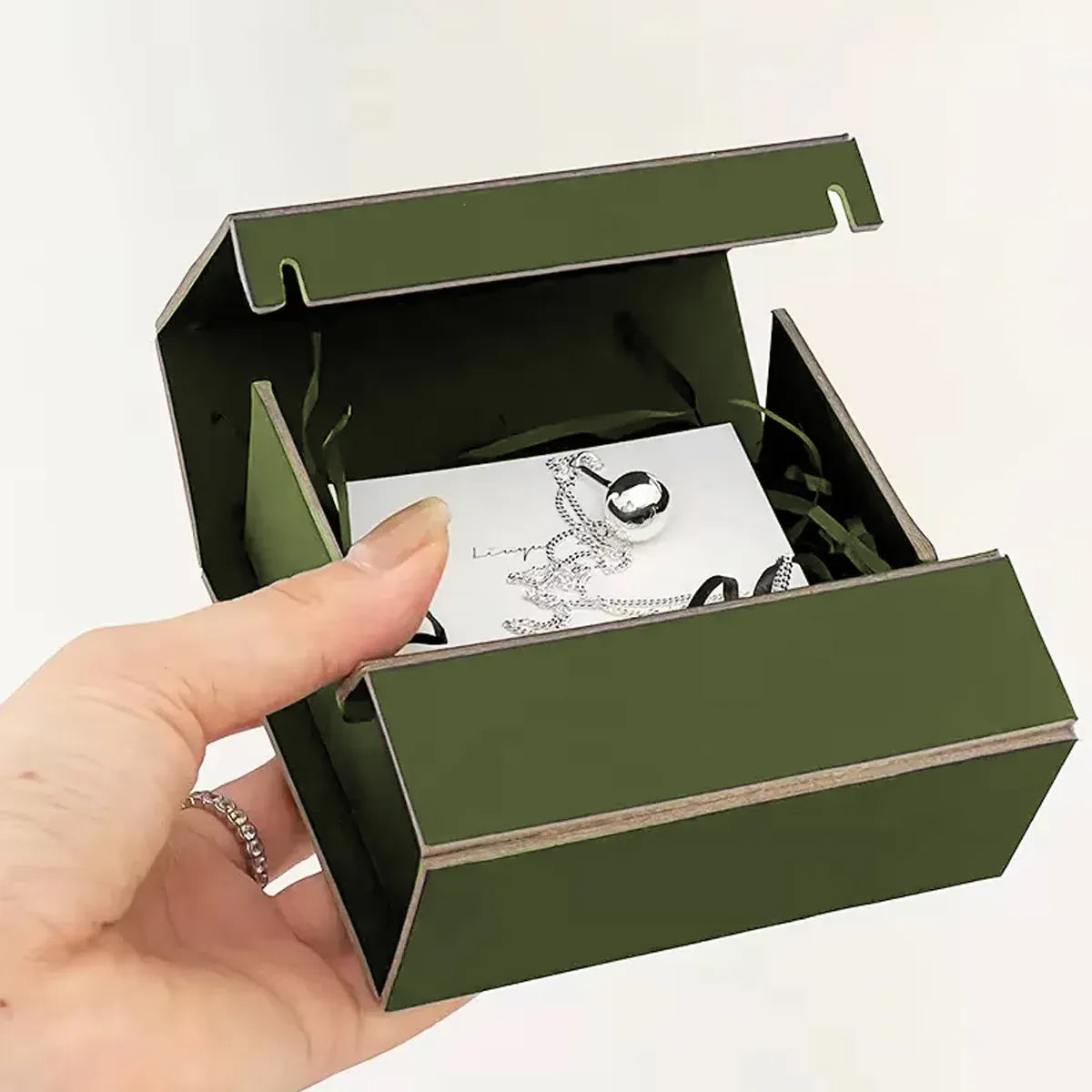 10PCS Folding Gift Boxes 3Colours for Birthday Wedding Party Durable Decorative - Green