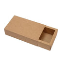 Kraft Paper Drawer Box Packaging Gift Storage Organiser Small Kraft Boxes - 20.5x15.5x4cm