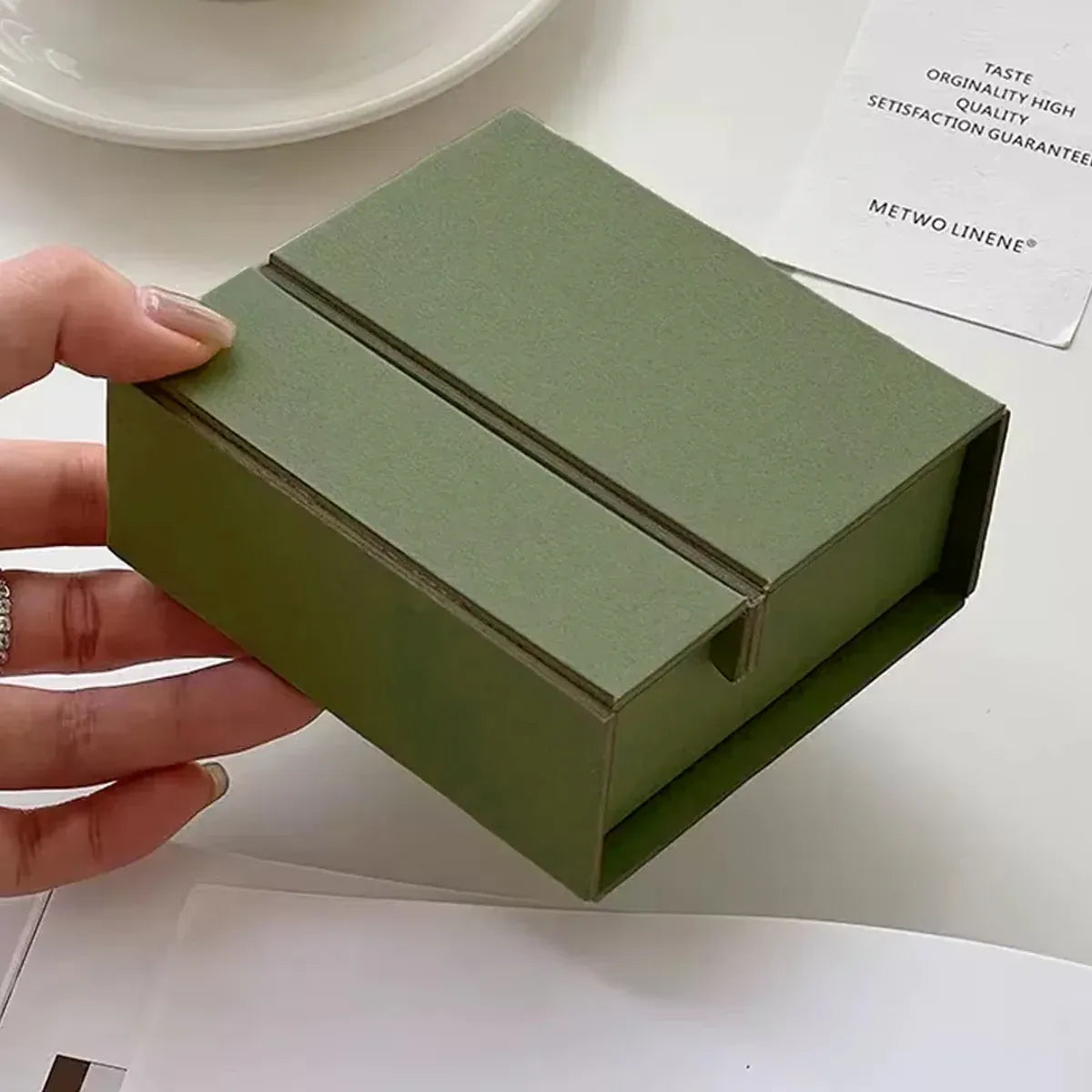 10PCS Folding Gift Boxes 3Colours for Birthday Wedding Party Durable Decorative - Kraft