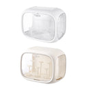 Doll Storage Box Display Rack Space Capsule For Doll Collection Organization - Cream White
