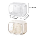 Doll Storage Box Display Rack Space Capsule For Doll Collection Organization - Cream White