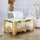 Small Napkin Tissue Box Creative Plastic Desktop Paper Holder Compact Design - Silver