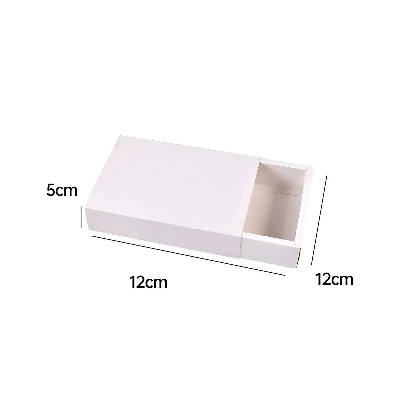 25X White Kraft Paper Drawer Jewelry Package Necklace Bracelet Gift Package box - 10*5*3.5-25pcs