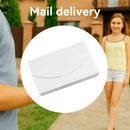 30PCS Envelope Style Folding Box White Cardboard for Mail Wedding Party Favors - 16.5x8.5x1.5cm