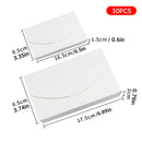 30PCS Envelope Style Folding Box White Cardboard for Mail Wedding Party Favors - 17.5x9.5x2cm