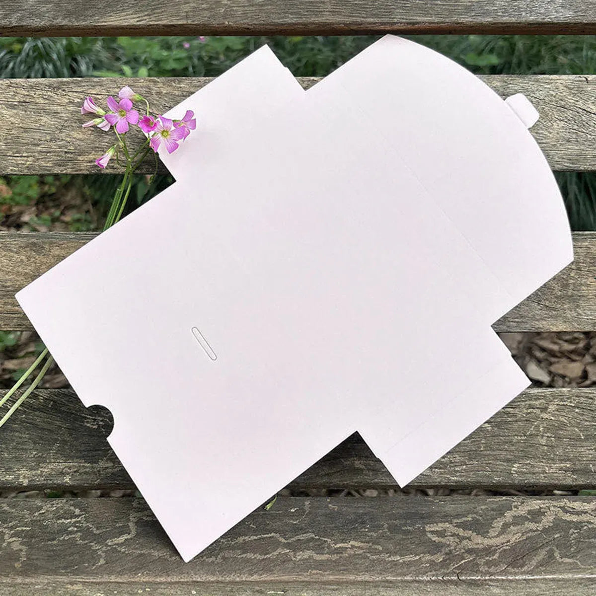 30PCS Envelope Style Folding Box White Cardboard for Mail Wedding Party Favors - 17.5x9.5x2cm