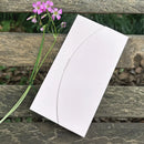 30PCS Envelope Style Folding Box White Cardboard for Mail Wedding Party Favors - 17.5x9.5x2cm