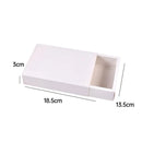25X White Kraft Paper Drawer Jewelry Package Necklace Bracelet Gift Package box - 28*17*8.5-25pcs