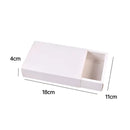 25X White Kraft Paper Drawer Jewelry Package Necklace Bracelet Gift Package box - 28*17*8.5-25pcs