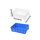 2PCS Rectangular Thickened Plastic Storage Box - White
