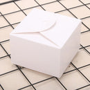 100PCS Kraft Paper Pastry Boxes Square Cake Boxes for Dessert and Bakery Packaging - S