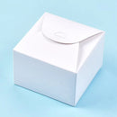 100PCS Kraft Paper Pastry Boxes Square Cake Boxes for Dessert and Bakery Packaging - S