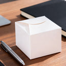100PCS Kraft Paper Pastry Boxes Square Cake Boxes for Dessert and Bakery Packaging - S