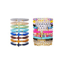8/14pcs Bohemian Bracelet Set Colourful Beaded Bracelets Stackable Jewelry Gift - 14PCS