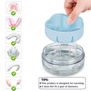 Blue Braces Cleaning Organiser Soak Box Portable Toothbrush Holder for Oral Care
