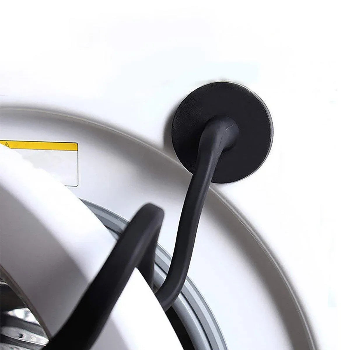 Magnetic Washer Door Holder Front Load Washing Machine Magnetic Door Prop - Black