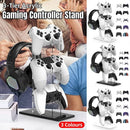 3 Tier Gamepad and Headset Display Stand for Gaming Accessories Organization - Transparent