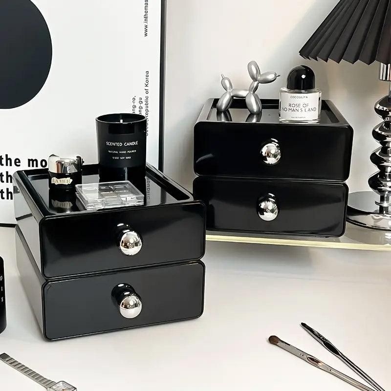 Multi-Layer Desktop Cosmetic Storage Box Office Drawer Organizer Rack Holder