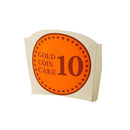 100-Pack Gold Coin Cake Paper Boxes, 15.8 x 12.3 cm