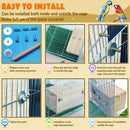1-Piece Bird Breeding Nest Box with Perch, 29 x 15 x 15 cm