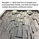 Reusable Concrete Wall Mould for DIY Garden Pathway Paving Stone