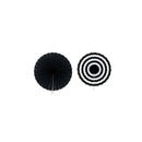 Black Gold Paper Fans Hanging Party Decorations Supplies Bridal Shower Birthday