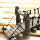 Resin Bridge Aquarium Decoration Fish Tank Accessories Shrimp Tortoise Climbing - Suspension Bridge-M