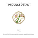 Retro Orchid Brooch Classic Chinese Style Delicate Pin Cheongsam Decoration
