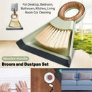 Mini Small Broom Dustpan Set Compact Desktop Cleaning Tool for Home Office