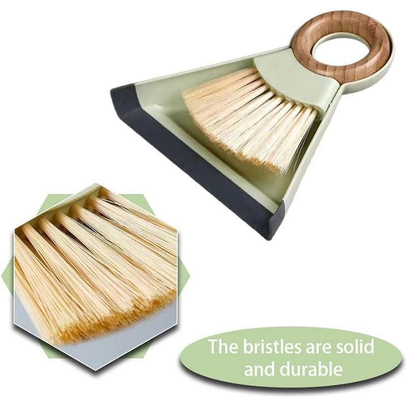 Mini Small Broom Dustpan Set Compact Desktop Cleaning Tool for Home Office