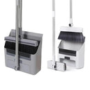 3 in1 Broom Set for Winnowing Brushing Handheld Cleaning Tool Home Kitchen Floor - Grey