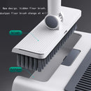 3 in1 Broom Set for Winnowing Brushing Handheld Cleaning Tool Home Kitchen Floor - White
