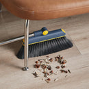 Folding Broom Dustpan Set Rotating Household Sweeping Hair Removal Cleaning Tool - White