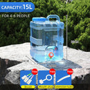 Outdoor Water Bucket Household Storage Car Water Tank Drinking Water Storage - 10L