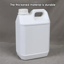 Plastic Square Bucket Storage Container Flat Square Pots 6 Sizes for Home Garden - 2L