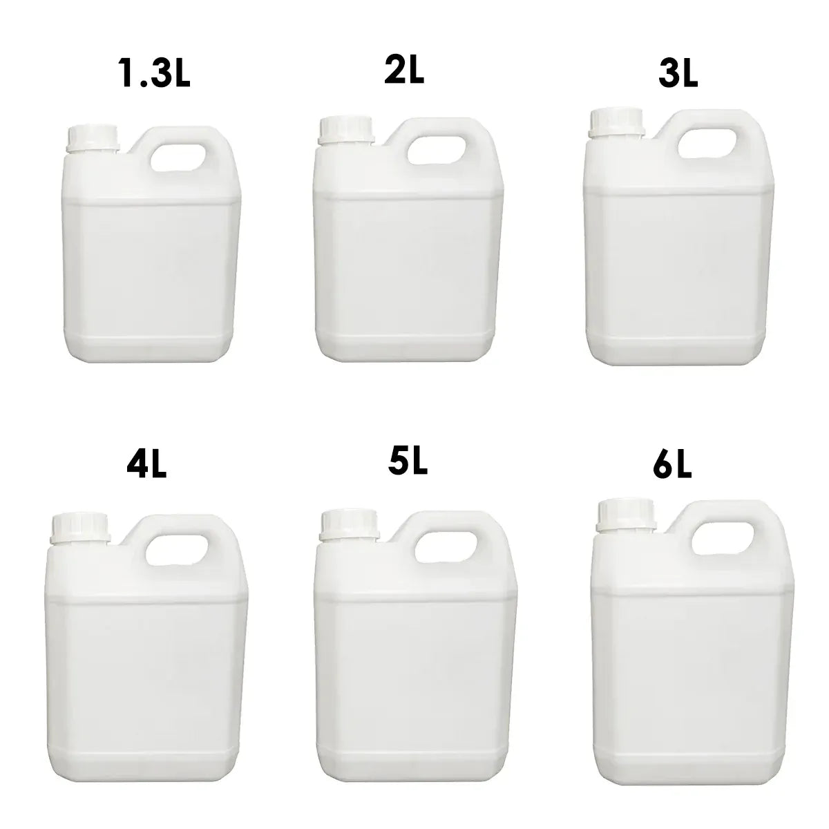 Plastic Square Bucket Storage Container Flat Square Pots 6 Sizes for Home Garden - 4L