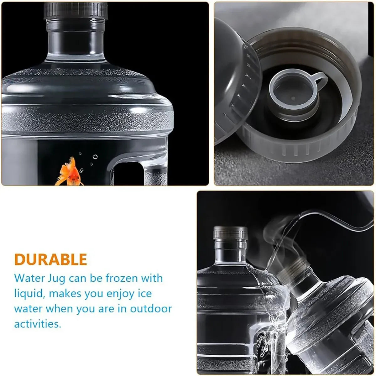 Water Storage Jugs Water Bucket Pure Water Barrel Portable Water Tank Water - 11.3L