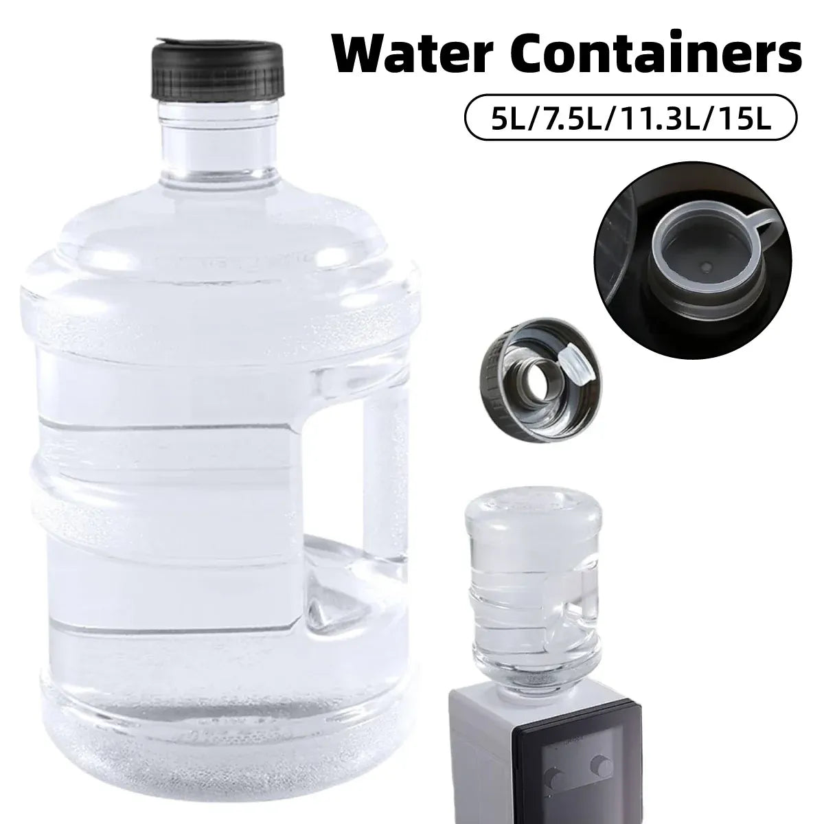 Water Storage Jugs Water Bucket Pure Water Barrel Portable Water Tank Water - 11.3L