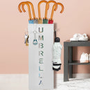 Umbrella Bucket Storage Cylinder Square Storing Umbrellas Home Office Organizer - Black