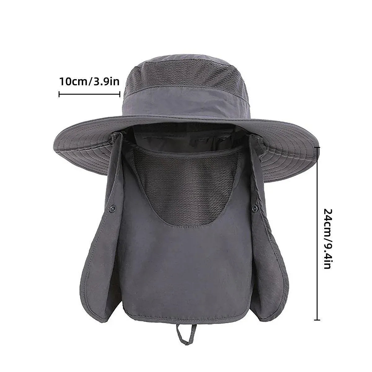 2PCS Outdoor Fisherman Hat Men Women Sun Protection Fishing Cap Bucket Hat - Pink