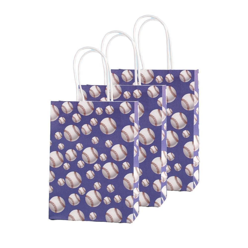 30PCS Fashion Ball Kraft Paper Gift Bag Festivals gift tote bag Party Favor Bag - Building-Blocks-30pcs