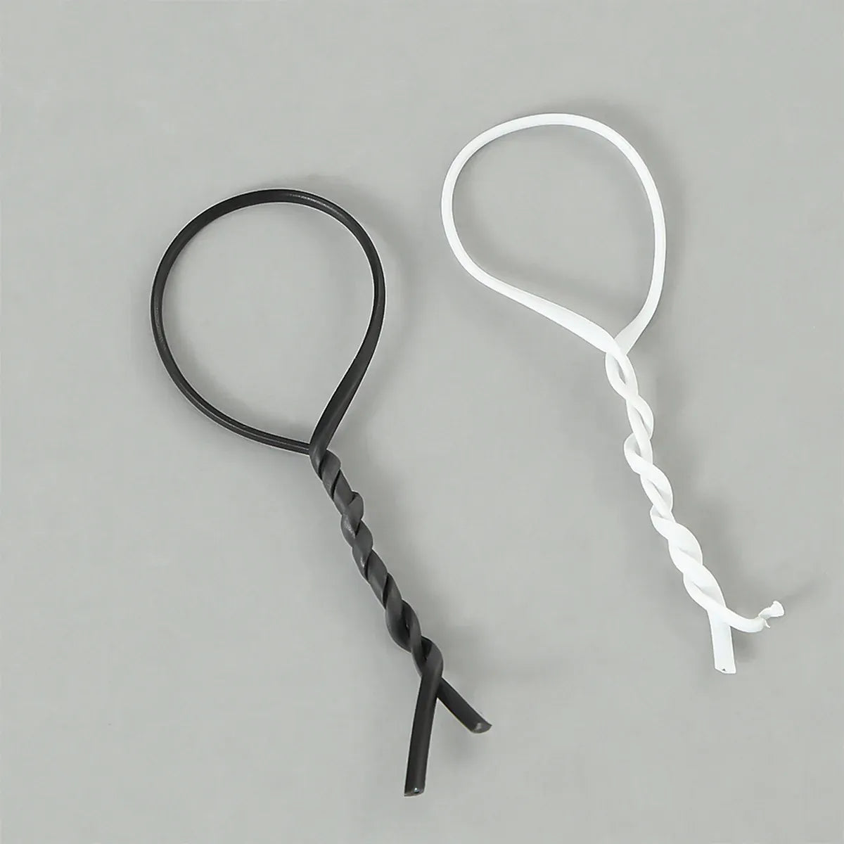 1000M Coiled Tie Wire Elliptical Binding Wire Garden Plant Cable Roll for Home - Black
