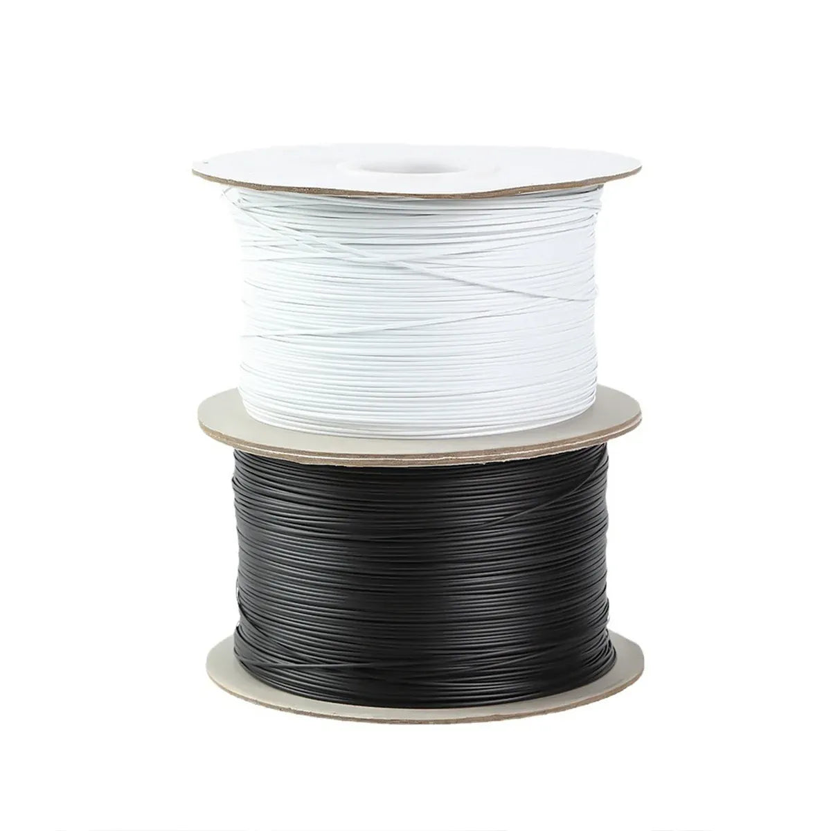 1000M Coiled Tie Wire Elliptical Binding Wire Garden Plant Cable Roll for Home - Black